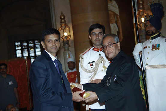 Rahul Dravid Gets Padma Bhushan Rahul Dravid Gets Padma Bhushan