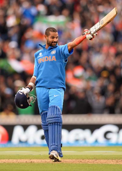 Shikhar Dhawan is the 9th Indian to score consecutive ODI 100s