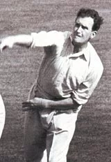 Jim Laker - First bowler to take all 10 wickets in an innings
