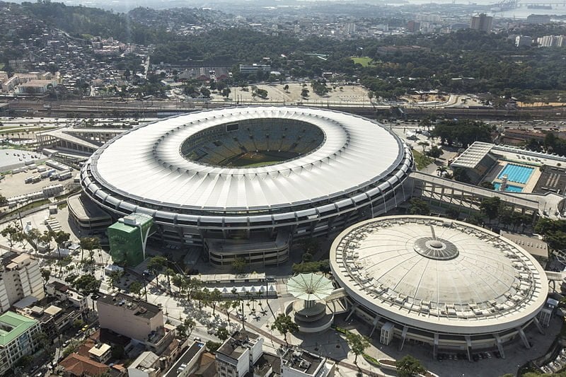 A view of Maracana Stadium which will host the World Cup final