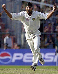 Harbhajan became first Indian to take a hat-trick in tests