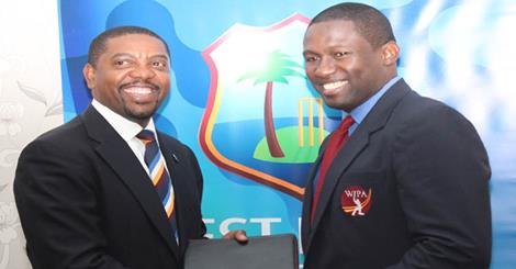 WICB and WIPA executives after signing the agreement of MOA and CBA