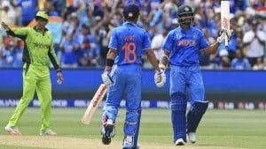 Kohli and Dhawan stitched a partnership of 129 runs and laid a platform for others