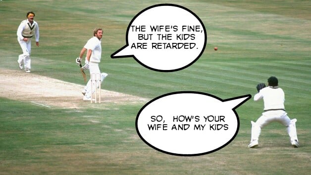 Top 10 ugliest sledging in cricket