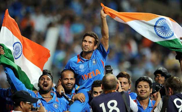 India’s triumphant win in World Cup 2011