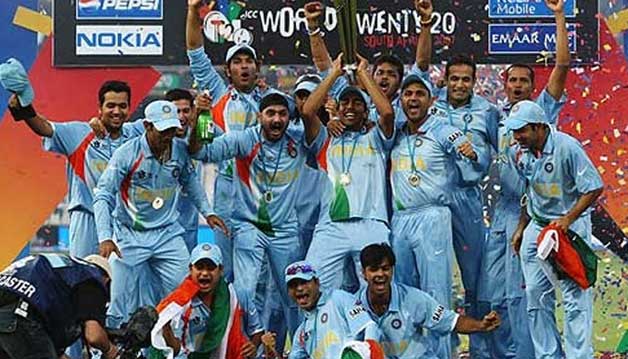 Men in Blue sweeping the inaugural World T20 title