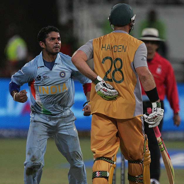 Sreesanth 2-12 vs Australia, Semi Final, Durban, 2007