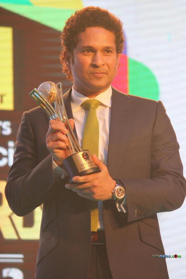 Cricketer of the generation award received by sachin tendulkar