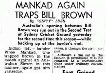 Mankading: The skill-less dismissal?